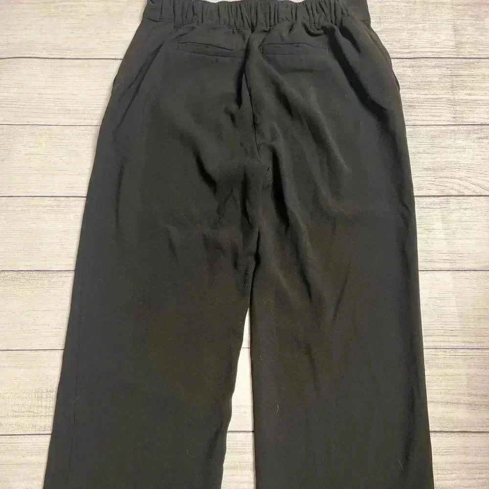 LOFT black Casual Trousers Size MP - Picture 3 of 3